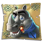 King Kong Cash rhino symbol