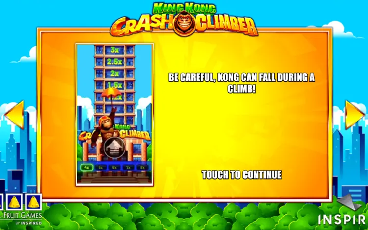 King Kong Crash Climber Feature