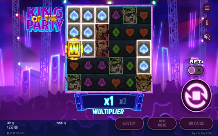 King of the Party - Wild Symbol