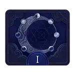 Lady of Fortune Destiny Spins - Moon Charm Symbol