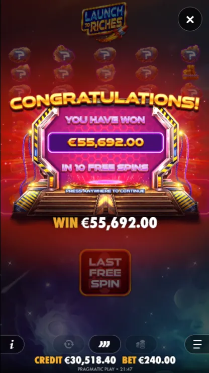 Launch to Riches - Mobile Simple Win