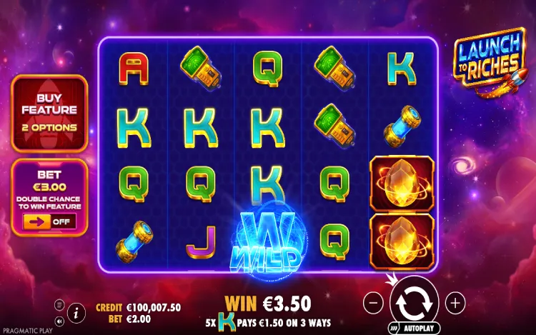 Launch to Riches - Wild Symbol