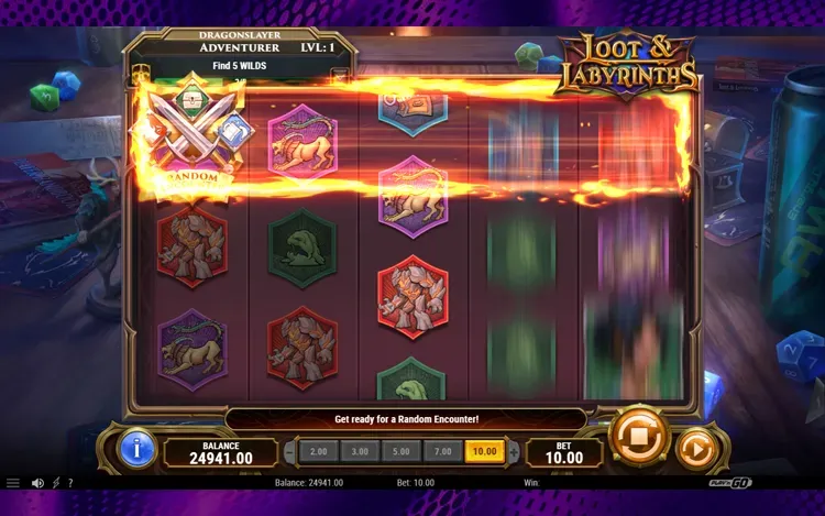 Loot & Labyrinths Bonus Features -  Dungeon Free Spins