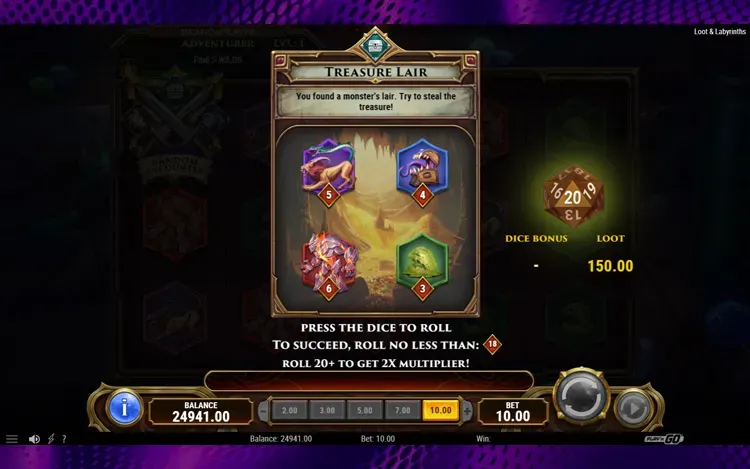 Loot & Labyrinths Bonus Features - Random Encounters