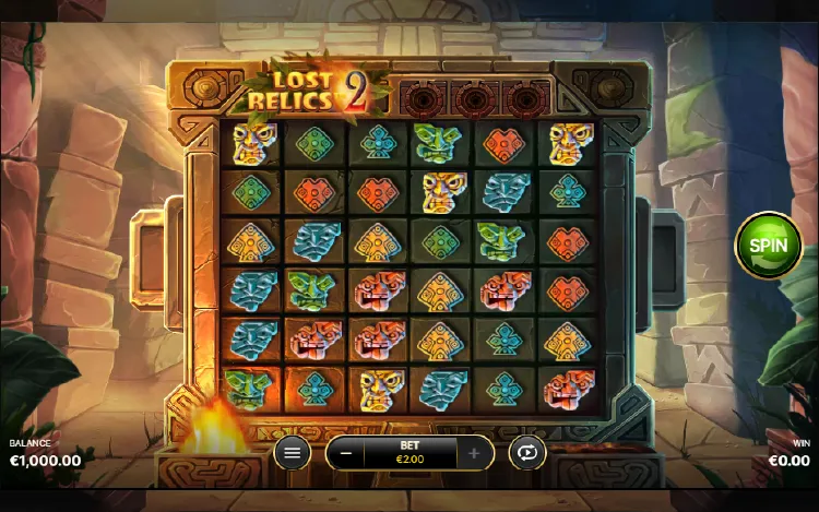 Lost Relics 2 - RTP and Wagering