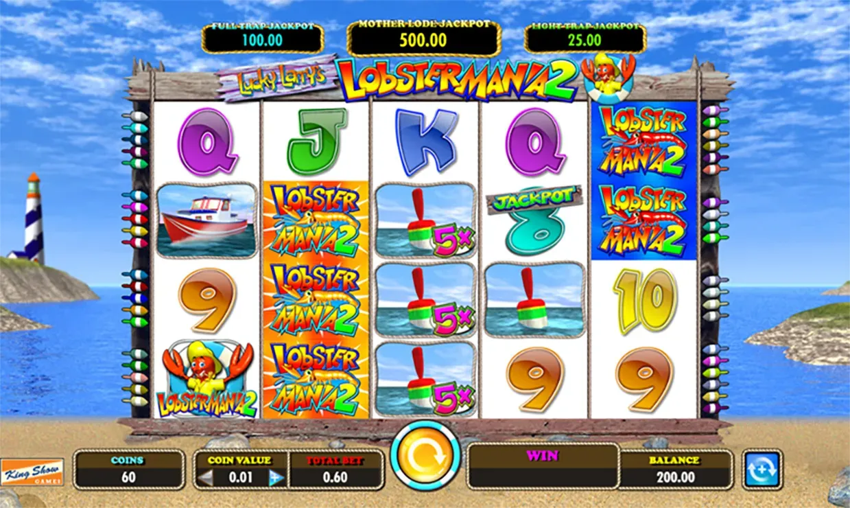 Lucky Larry's Lobstermania 2 Mobile Features -  Base Game