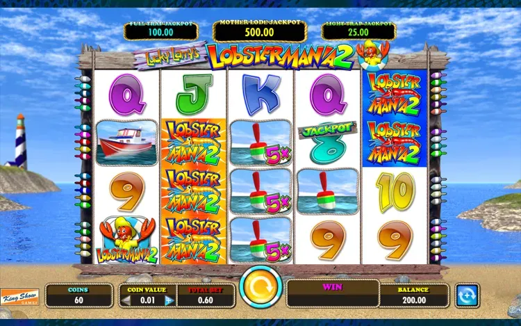 Lucky Larry's Lobstermania 2 RTP and Wagering