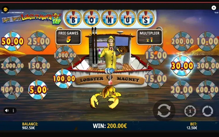 Lucky Larrys Lobster Mania - Mobile Bonus