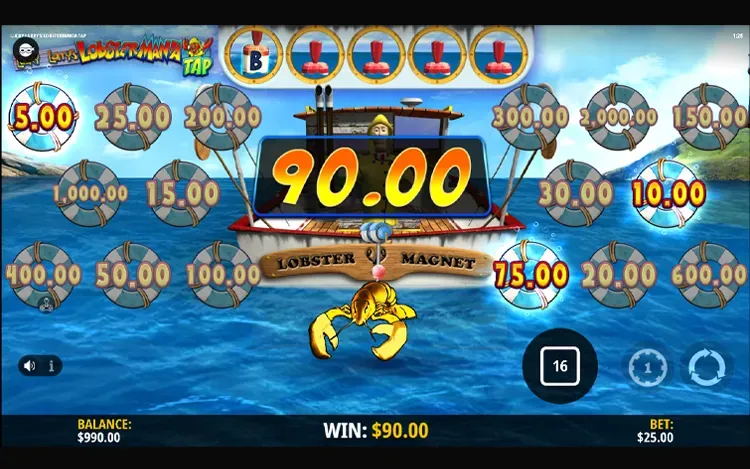 Lucky Larrys Lobster Mania - Mobile Win