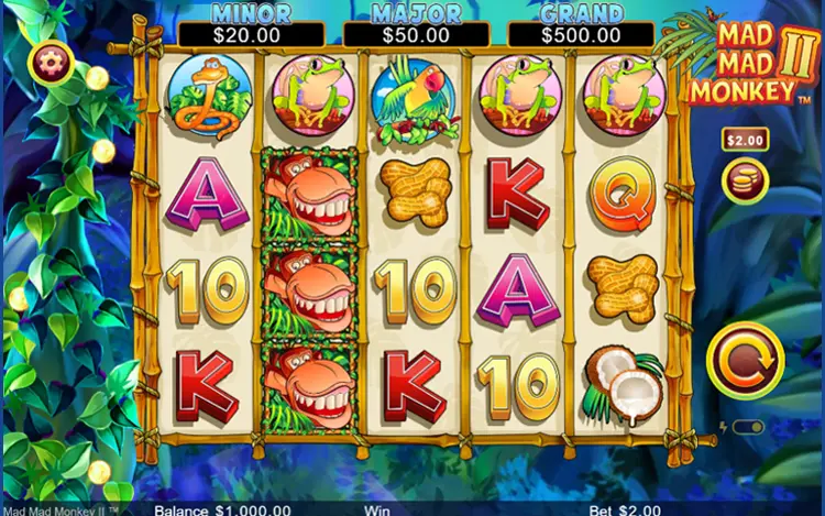 Mad Monkeys 2 - RTP & Wagering