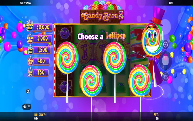 Candy Bars 2 - Magic Lollipop Feature