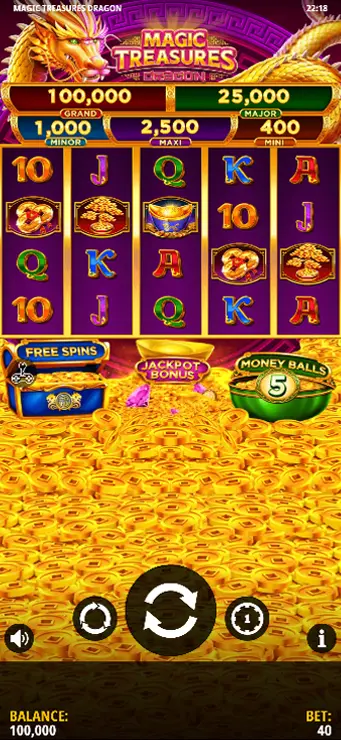 Magic Treasures Dragon - Mobile Base Game