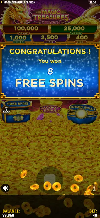 Magic Treasures Dragon - Mobile Bonus