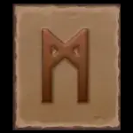 Magician Merlin - M Magic Stone Symbol