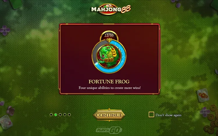 Mahjong 88 - Fortune Frog