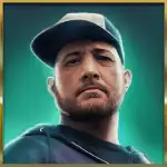 Gold Rush Cash Collect - Man with baseball cap Symbol