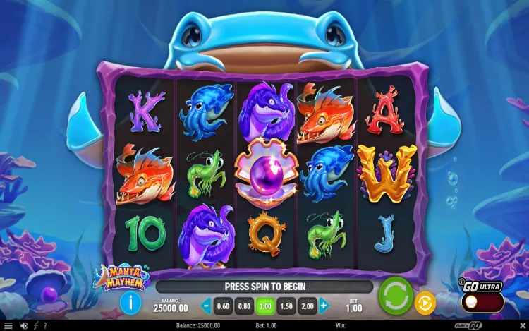 Manta Mayhem - RTP and Wagering