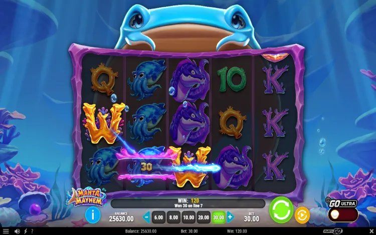 Manta Mayhem - Wild Symbol