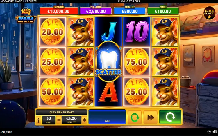 Mega Fire Blaze Lil’ Perez - RTP and Wagering