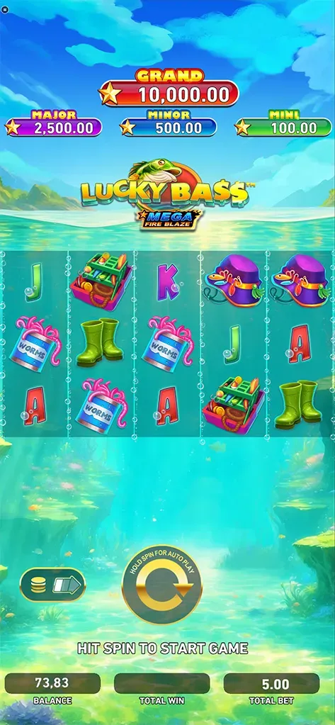 Mega Fire Blaze Lucky Bass - Mobile Base Game