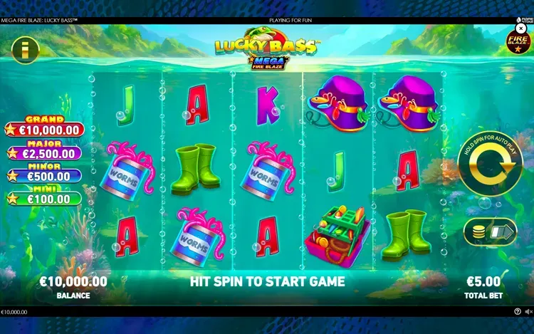 Mega Fire Blaze Lucky Bass - RTP and Wagering