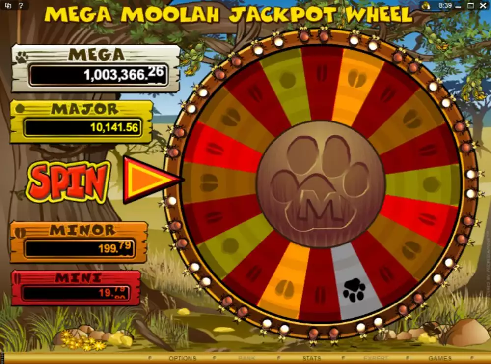 Mega Moolah Mobile Bonus
