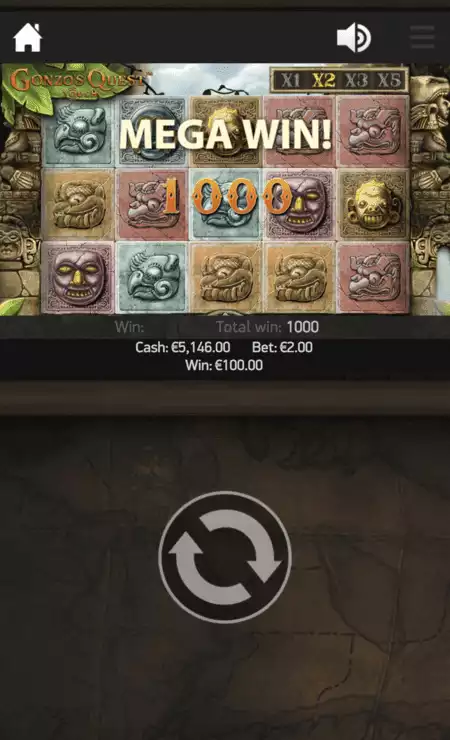 Gonzo's Quest Mega Win