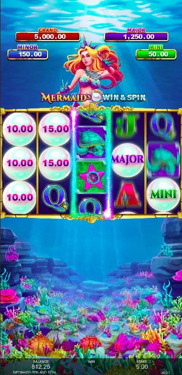 Mermaid Win & Spin - Mobile Bonus Game