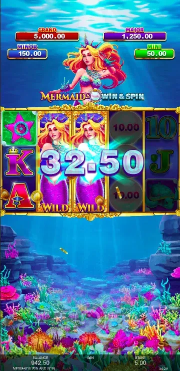Mermaid Win & Spin - Mobile Simple Win