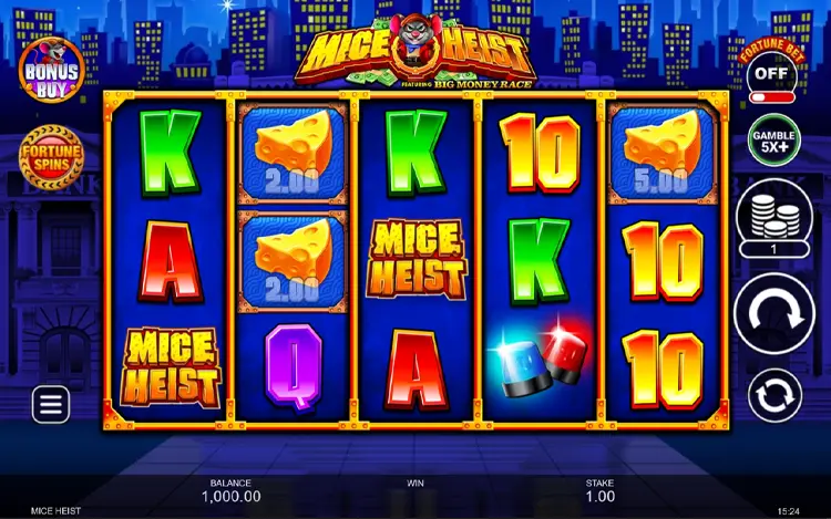 Mice Heist RTP & Wagering