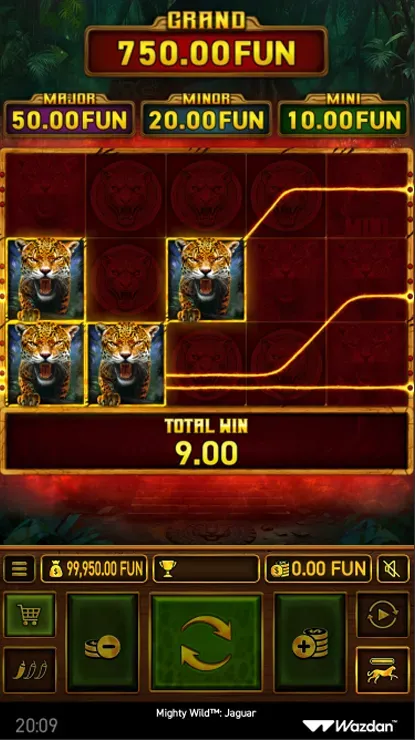 Mighty Wild Jaguar - Mobile Simple Win