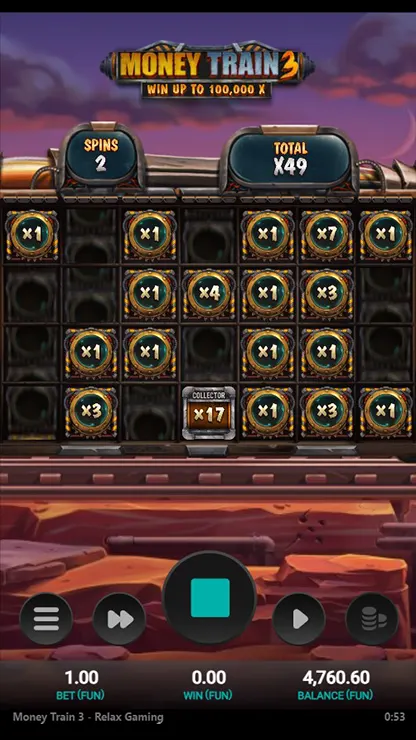 Money Train 3 Mobile Features bonus