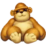 Whack A Fluffy - Monkey Symbol