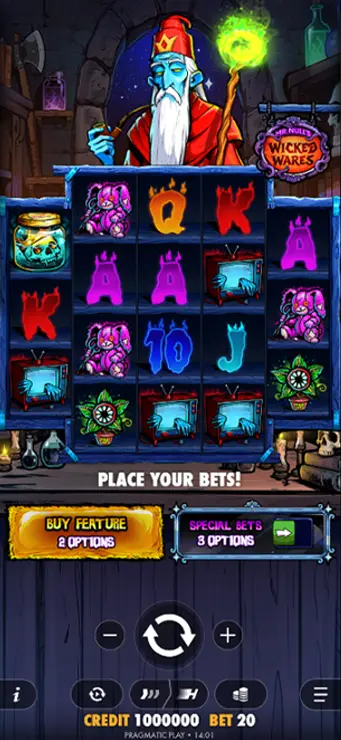 Mr Null’s Wicked Wares Mobile Base Game