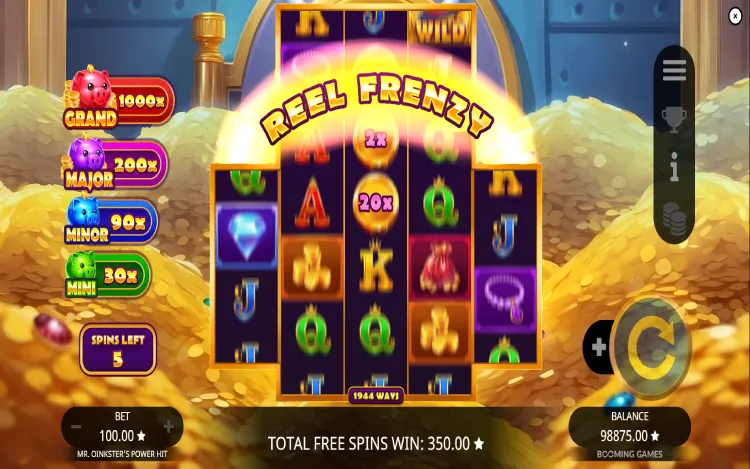 Mr. Oinkster’s Power Hit - Reel Frenzy