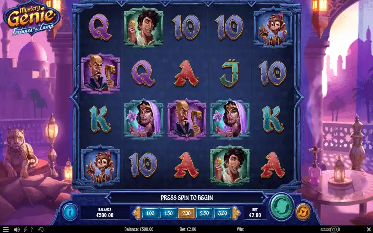 Mystery Genie Fortunes of the Lamp_RTP and Wagering