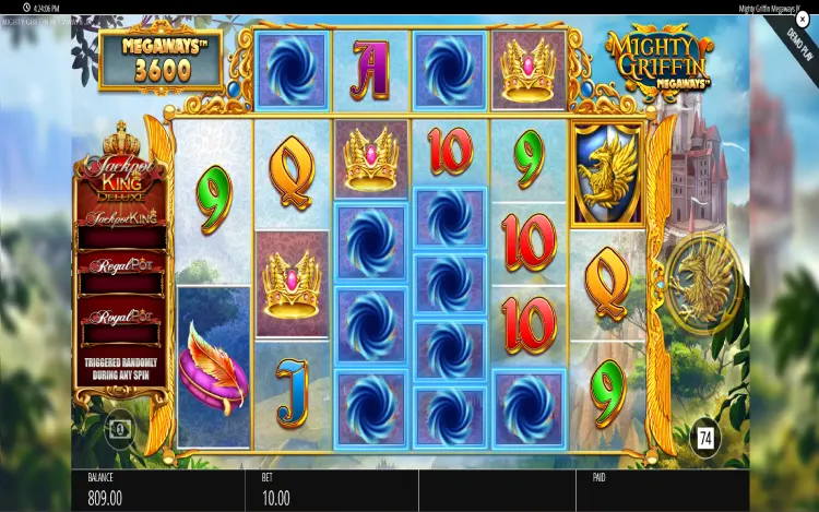 Mighty Griffin Megaways - Mystery Symbol Feature