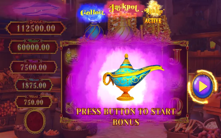 Mystery of the Lamp Secret Bazaar - Mystery of the Lamp Bonus Feature