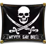 Never Say Die Flag