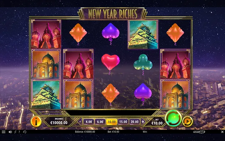 New Year Riches - RTP and Wagering