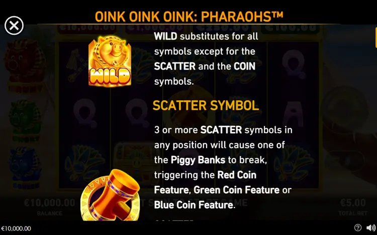 Oink Oink Oink Pharaohs Feature