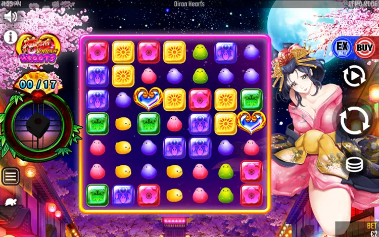 Oiran Hearts RTP and Wagering