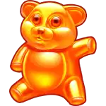 Sugar Rush 1000 Orange Bear symbol
