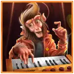 Orange Keyboardist Ape