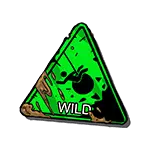 Outsourced 2 Balkan Engineering - Green Wild Triangle Symbol