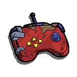 Outsourced 2 Balkan Engineering - Red Game Controller Symbol
