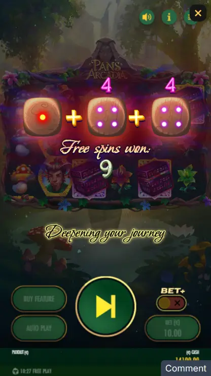 Pan’s Arcadia - Mobile Bonus Game
