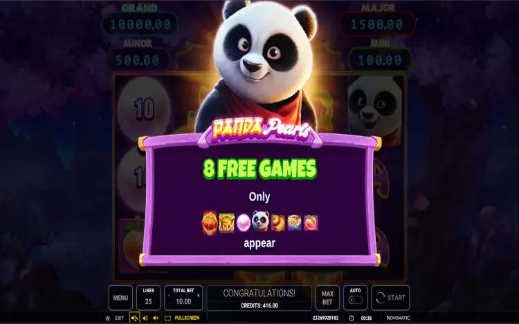 Panda Pearls - Mobile Bonus Game