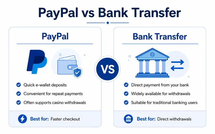 PayPal vs Bank Transfer