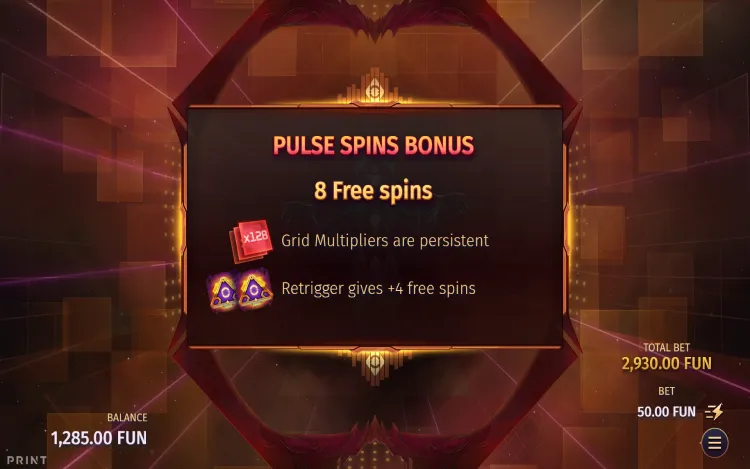Phantom Pulse - Pulse Spins Bonus